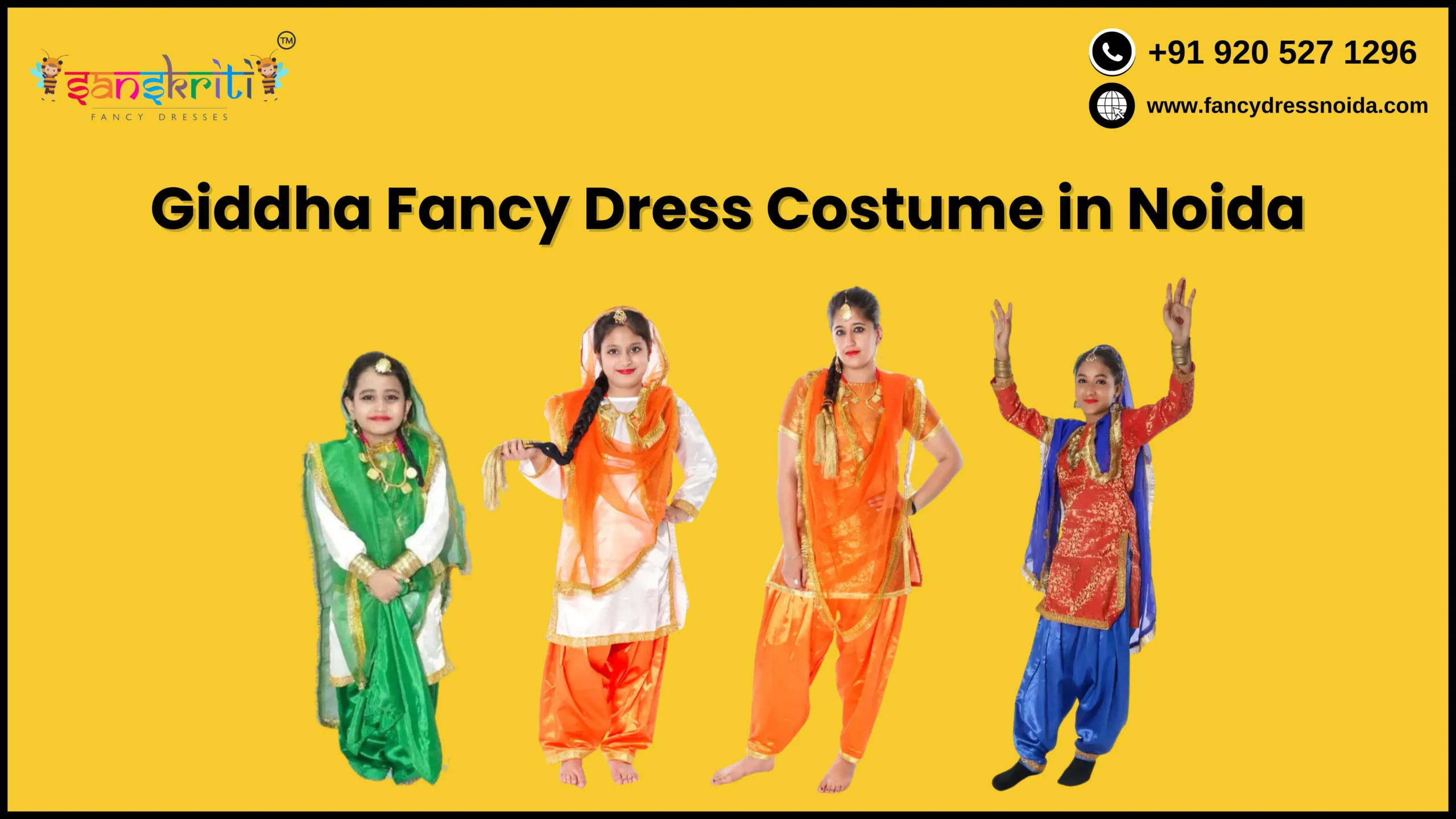 Giddha Fancy Dress Costume in Noida