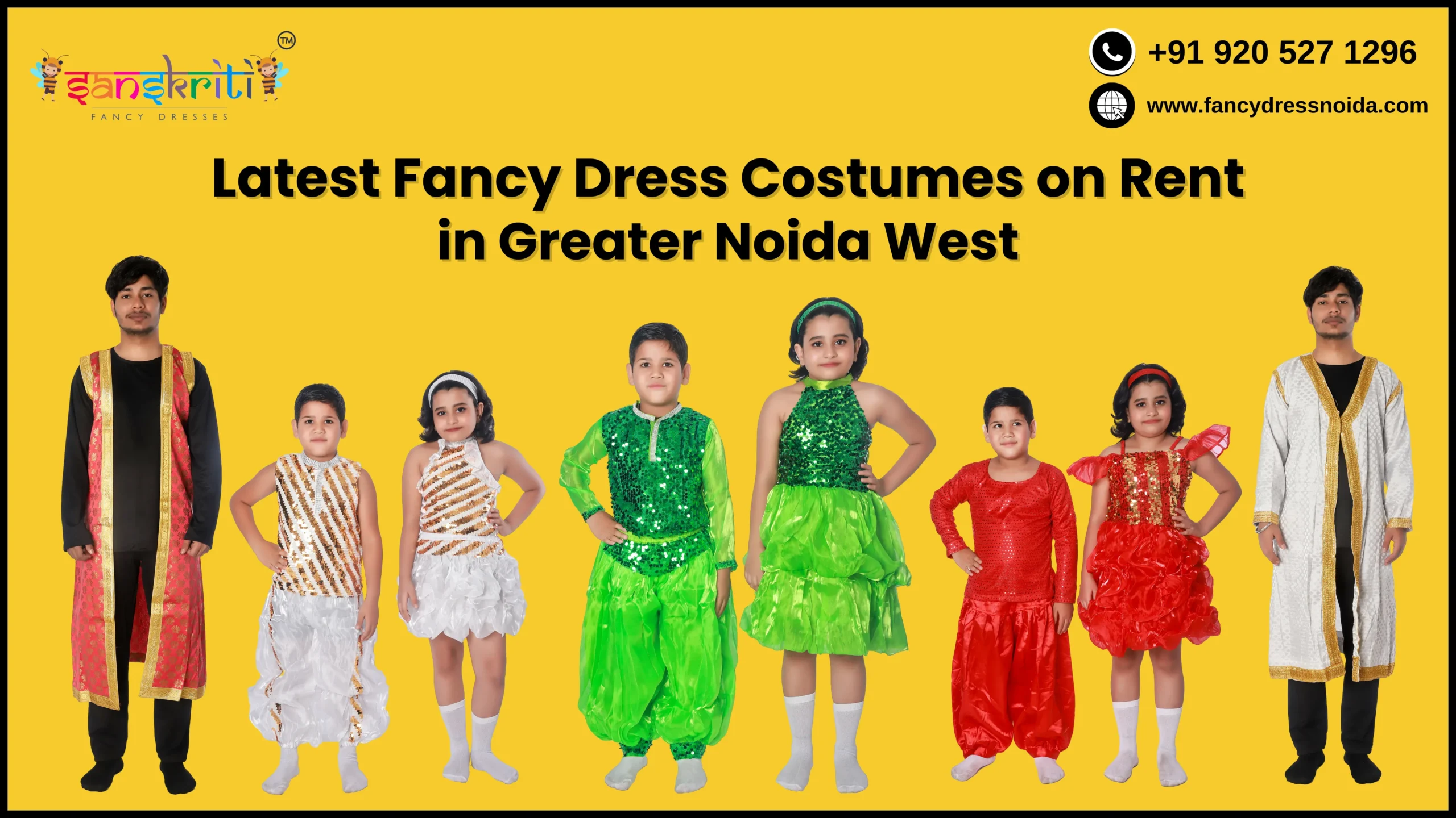 Latest Fancy Dress Costumes on Rent in Greater Noida West