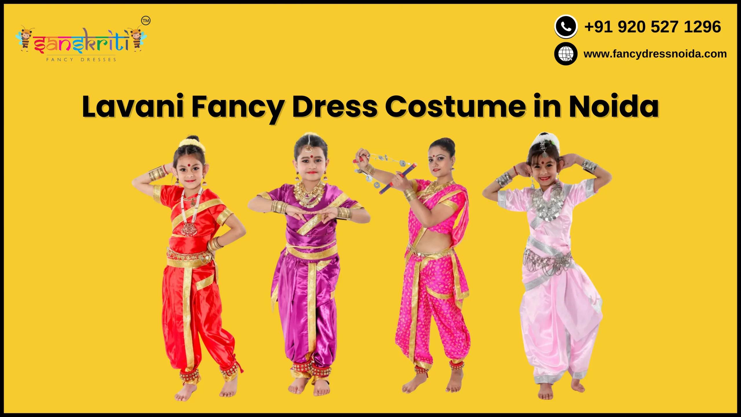 Lavani Fancy Dress Costume in Noida